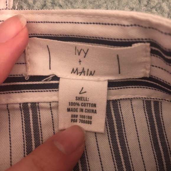 Striped Crop Top - Picture 3 of 3